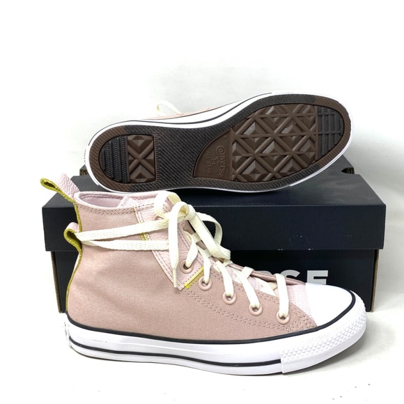 Converse Ctas High Top Casual Sneakers Women's Skate Stone Mauve Canvas A05064F - Picture 3 of 11